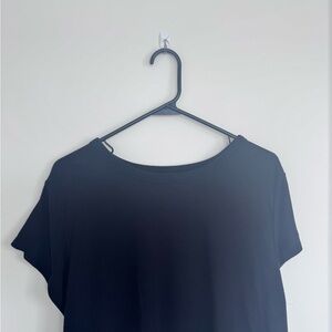 Old Navy Black Short Sleeve Crewneck Tee